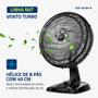 Imagem de Ventilador de Mesa Mondial Turbo 40cm 140W 127V Preto/Prata