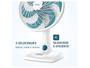 Ventilador de Mesa Ultra V-UT-30-01 30cm 6 Pás 3 Velocidades Branco e Azul Imagem de Ventilador de Mesa Ultra V-UT-30-01 30cm 6 Pás 3 Velocidades Branco e Azul