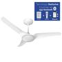 Imagem de Ventilador De Teto Aliseu Slim Branco Bluetooth+Remoto+Pared