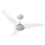 Ventilador de Teto Aliseu Slim Cristal Plus com Luminária LED Integrada - Controle Remoto e Controle de Parede Imagem de Ventilador de Teto Aliseu Slim Cristal Plus com Luminária LED Integrada - Controle Remoto e Controle de Parede