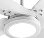 Imagem de Ventilador de Teto Azzam com LED 4 Pás 1000 mm de Diâmetro 130W Branco Tron 110V