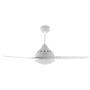 Imagem de Ventilador de Teto Britânia Cancun com 3 Pás de Plástico Branca e Dimmer de 3 Velocidades 220V