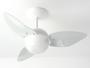 Imagem de Ventilador de Teto com Controle Remoto Aliseu - Smart 3 Pás 3 Velocidades Branco para 2 Lâmpadas