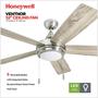 Imagem de Ventilador de Teto Honeywell Ventnor 52" com Luz LED - Modelo 50606-01