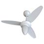 Imagem de Ventilador de Teto Inverter Wind Branco com Controle Remoto Bivolt E-27 Ventisol