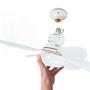 Imagem de Ventilador de Teto Moderna 6 Pás com Controle Remoto Potente