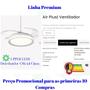 Imagem de Ventilador de Teto Opus Air Plus Led com Pás Retrátil Led 3 Cores Original - Linha Premium