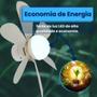 Imagem de Ventilador de Teto Slim com 6 Pás e Luz LED  Perfeito para Ambientes Modernos.