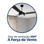 Imagem de Ventilador  de teto valen com led 18w motor grande ventex