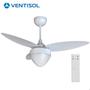 Imagem de Ventilador de Teto Ventisol Aires Silencioso Inverter 3 Pás 127 220V Bivolt Branco