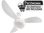 Imagem de Ventilador de Teto Ventisol Fenix Branco 3 Pás, Cv3, 02 Lâmpadas Led Inclusas