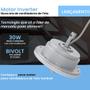 Ventilador de Teto Ventisol Fênix Inverter Branco/Silver Controle Remoto e Placa LED 20W Integrada Bivolt Imagem de Ventilador de Teto Ventisol Fênix Inverter Branco/Silver Controle Remoto e Placa LED 20W Integrada Bivolt