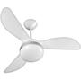 Ventilador de Teto Ventisol Fênix Inverter Branco/Silver Controle Remoto e Placa LED 20W Integrada Bivolt Imagem de Ventilador de Teto Ventisol Fênix Inverter Branco/Silver Controle Remoto e Placa LED 20W Integrada Bivolt