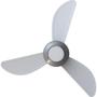 Imagem de Ventilador de Teto Ventisol Mistral 3 PÁS BRANCO/CINZA Bivolt