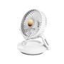 Imagem de Ventilador dobrável com led para mesa e parede via USB