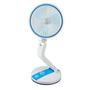 Imagem de Ventilador dobravel Luminária Abajur LED  Articulável Rotação 360 Graus Recarregável - Mundo Thata