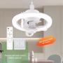 Imagem de Ventilador E Luminária De Teto Com Rotação 360 Automatica 5 Bivolt 110v/220v