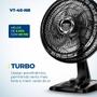 Imagem de Ventilador Mesa 40cm VT-40-NB Turbo 140W Mondial