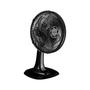 Imagem de Ventilador Mesa ou Parede Turbo Preto Premium Silencioso 6 Pás 30cm - Ventisol