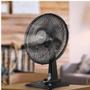 Imagem de Ventilador Mesa Turbo 40cm 127V Oscilação Horizontal Vertical Silencioso Refrescar Ar Vento Forte Preto