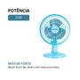Imagem de Ventilador Mini Turbo Ventimais 20cm 2 Velocidades Azul e Prata 110V