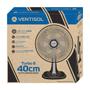 Imagem de Ventilador Osc Mesa Turbo 6p 40cm 80w Pr 220v Premium Preto 220v