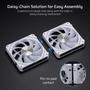 Imagem de Ventilador para Gabinete de PC LTC CF-121D - 120mm ARGB/PWM (Pacote com 3)