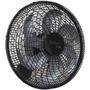 Imagem de Ventilador Parede 50cm Plástico 200W Preto Industrial Turbo Turbão 6 Pás Bivolt 110V 220V Vitalex