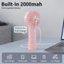 Imagem de Ventilador portátil BDXXJ Mini ventilador pessoal USB recarregável rosa