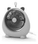 Imagem de Ventilador Portatil Branco Modelo Gatinho Forte De Mesa Pequeno Para Quarto Fofinho Vento Gelado Exc