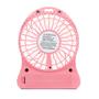 Imagem de Ventilador Portátil de Mesa Carregamento USB Rosa - C40249 C40248