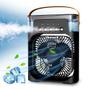 Imagem de Ventilador Portátil Pulverizador Umidificador e Aromatizador Ar Condicionador Refrigarador