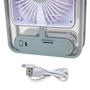Imagem de Ventilador Portátil Umidificador Luminária USB De Mesa 3 Velocidades - BOX EDILSON