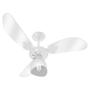 Imagem de Ventilador Teto Modelo New Cristal Light Branco 3 Velocida