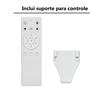 Imagem de Ventilador Teto Vórtice Branco 3 Pás Controle Remoto Lâmpada Led Silencioso Inverter Bivolt Ventisol