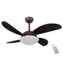 Imagem de Ventilador Volare Fly Tabaco 220V e Controle Remoto