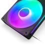 Imagem de Ventoinha NZXT Single-frame F Series, LED RGB Core, 360mm, 3x 120mm, Preto - RF-U36HF-B1