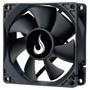 Imagem de Ventoinha Rise Mode Black, 80mm, Preto - RM-BK-02-FB