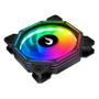 Imagem de Ventoinha Rise Mode Hex Turbine PWM, 120mm, ARGB, Preto - RM-H-ARGB-TOR-B