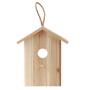 Imagem de Ventosa externa de madeira Birdhouse Birdhouse com conta de alimentos