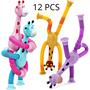 Imagem de Ventosa Telescópica Girafa Brinquedo 12 PCS Pop Tubes Fidget Brinquedos Sensoriais Para Crianças