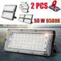 Imagem de (Vermelho) 2X 240V 50W LED Flood Light IP65 Garden Outdoor Security Landscape SMD Spotlight