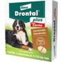 Imagem de Vermífugo Drontal Plus Sabor Carne Cães 35Kg Caixa Com 2 Comprimidos P/ Vermes
