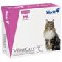 Imagem de Vermífugo P/ Gatos 3kg Vermicats 600mg 4 Comprimidos - World