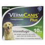 Imagem de Vermífugo Plus World Veterinária Vermicanis Cartucho para Cães de 10 Kg - 4 Comprimidos
