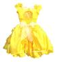Imagem de Vestido Bela E A Fera Princesa Luxo Infantil E Coroa E Luvas