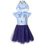 Imagem de Vestido Bluey Toddler Girls Mesh Cosplay de manga curta azul 4T