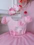 Imagem de Vestido borboleta jardim encantado rosa aniversario borboleta jm067