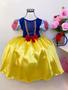 Imagem de Vestido Branca De Neve Princesas Fantasia Festa Menina