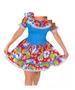 Imagem de Vestido caipira junina com lastex
